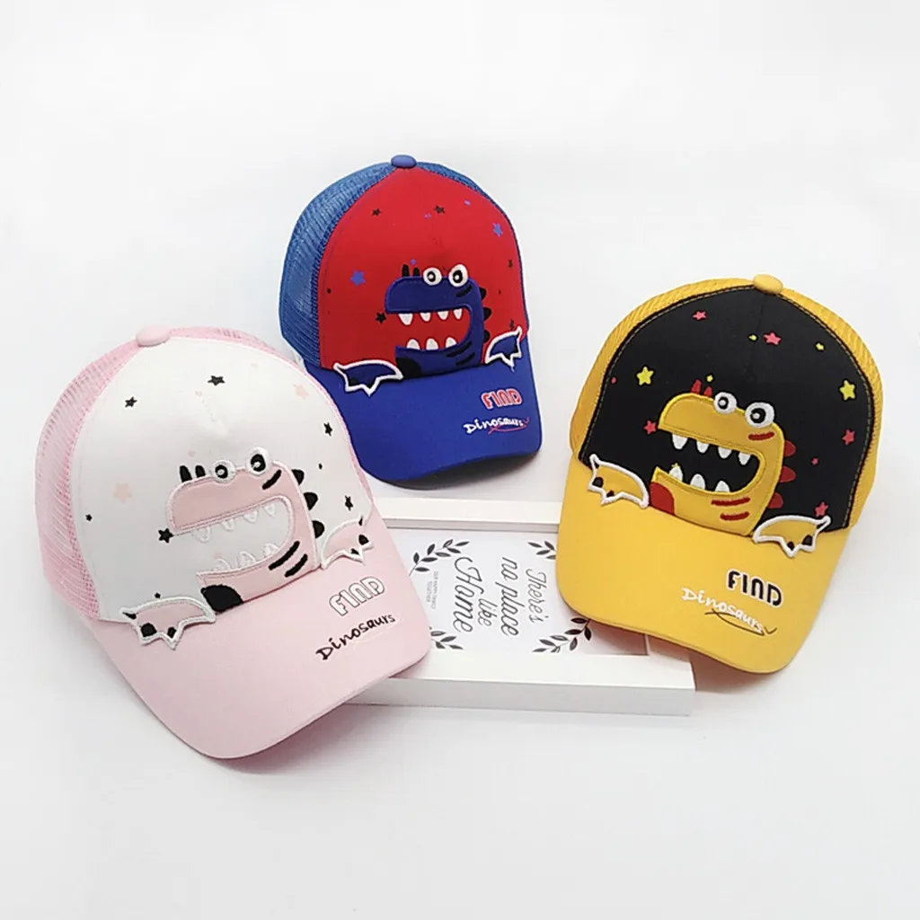 

Baby Newborn Hat Children Cap Boys Girls Kids Toddler Turban Cotton Dinosaur Sunhat Eaves Baseball Sun Hat Beret Clothes modis
