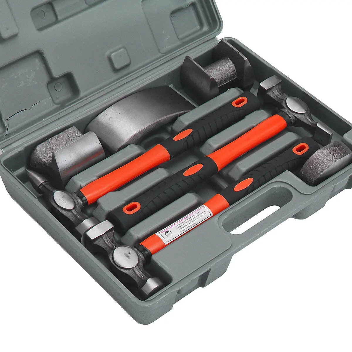 7 Pc Auto Body Fiberglass Fender Repair Tool Hammer Dolly Dent Bender Auto Kit 7 Pc Auto Body Fiberglass Fender Repair Tool Hammer Dolly Dent Bender Auto Kit