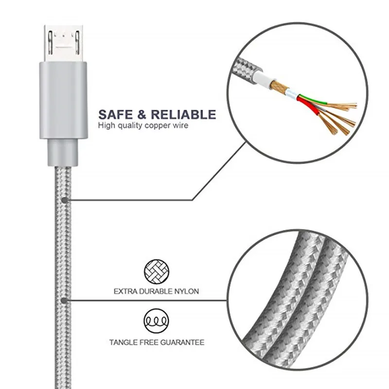 Кабель Micro usb Type C для Xiaomi Mi9 Redmi 7a 6a Note 5 6 7 pro быстрая зарядка Meizu 16 Plus X8 V8 C9 M6T M6 M6S M5