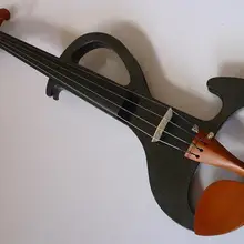 Крутая электрическая скрипка ручной работы Черная электрическая скрипка полная конфигурация jujube