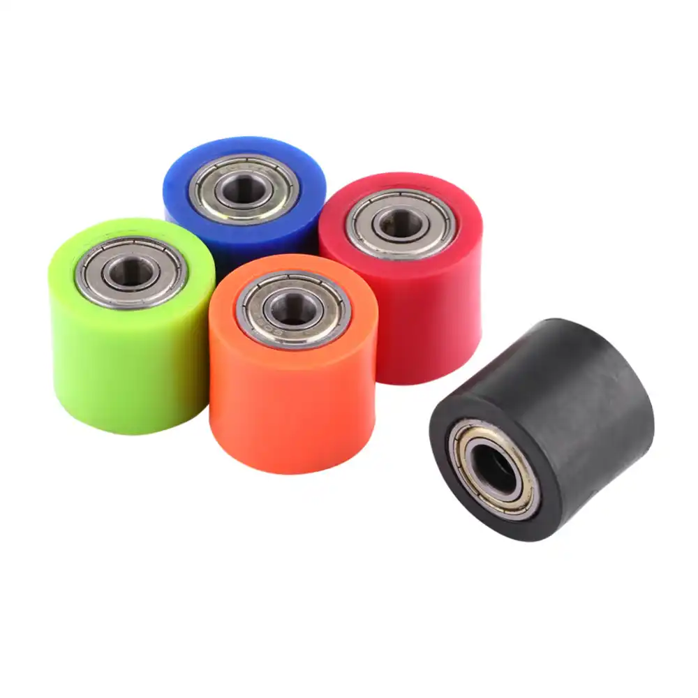 Keenso Chain Roller Slider Tensioner Wheel Guide for Motorcycle Pit Dirt Mini Bike Atv blue 8 mm Pulley Tensioner Chain Roller