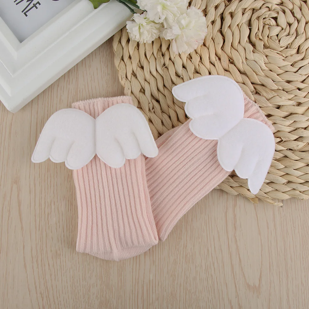 

1 Pair Cute Unisex Colorful Baby Kids Toddlers Girls Knee High Socks Wings Tights Leg Warmer 0-4Y New Autumn Winter Socks