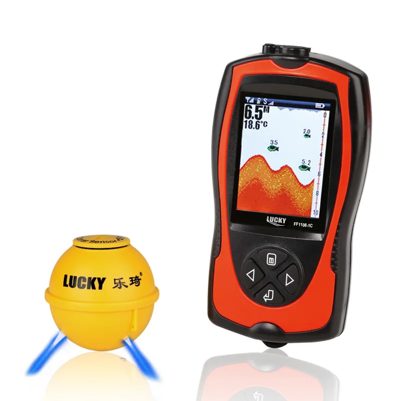 

Lucky fish finder wireless echos sounder fishing English Russian menu deeper fishfinder lure fit for winter fishing ice fishing