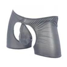 Мужские сексуальные прозрачные ягодицы с низкой талией, наборы боксеров, мужские трусы, нижнее белье для мужчин, мужское нижнее белье ZJH334P