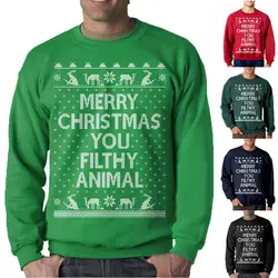 ZOGAA 2019 Новые свитера мужские модные повседневные с круглым вырезом Slim Fit Рождественские пуловеры и свитеры для мужчин Homme Большие размеры