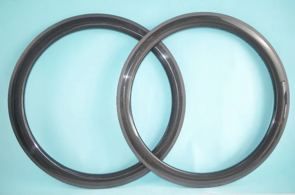 

380g 700c 50mm x 25mm tubular road bike carbon rims basalt brake surface 3K matte glossy 16 18 20 21 24 28 32 36 Holes Pair