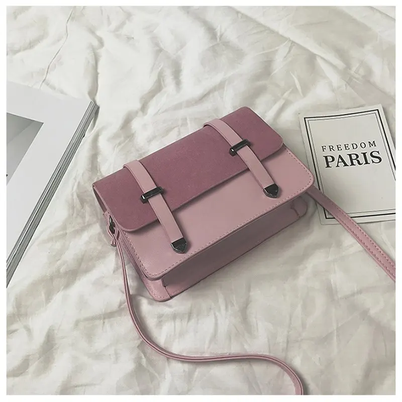 2019 أكياس للنساء امرأة حقيبة ساع صغيرة crossbody حقائب للنساء أزياء لطيف البسيطة سلسلة حقيبة كتف أسود/الوردي V15