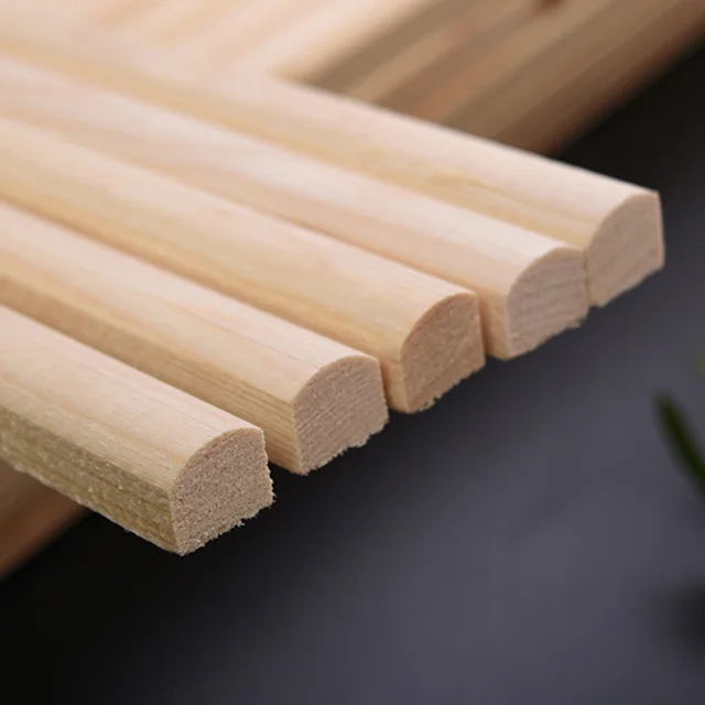 50 Cm Hosszú Fa Bot A Kép Fotófüggő Keret Diy Minimalista Poszter Görgetőfestő Fogas Fal Art Dekoráció - Image 2