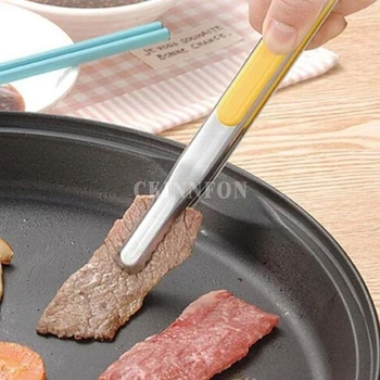 

500Pcs/Lot Kitchen Supplies Stainless Steel Bread Clip BBQ Clip Random Delivery High Demand Merchandise