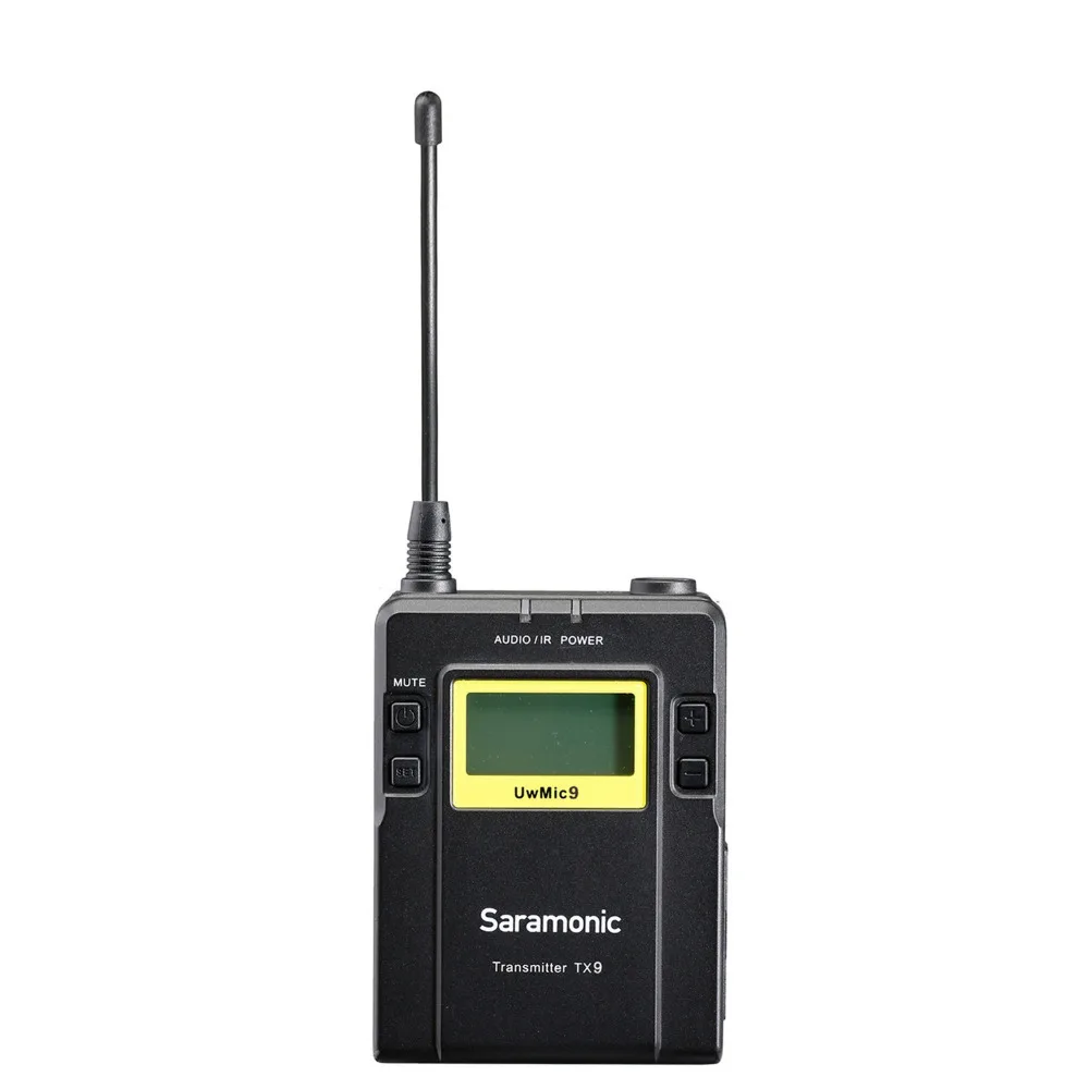 Saramonic UwMic9 96-канальный UHF Беспроводной петличный микрофон Системы для DSLR видеокамеры Saramonic Беспроводной ручной микрофон