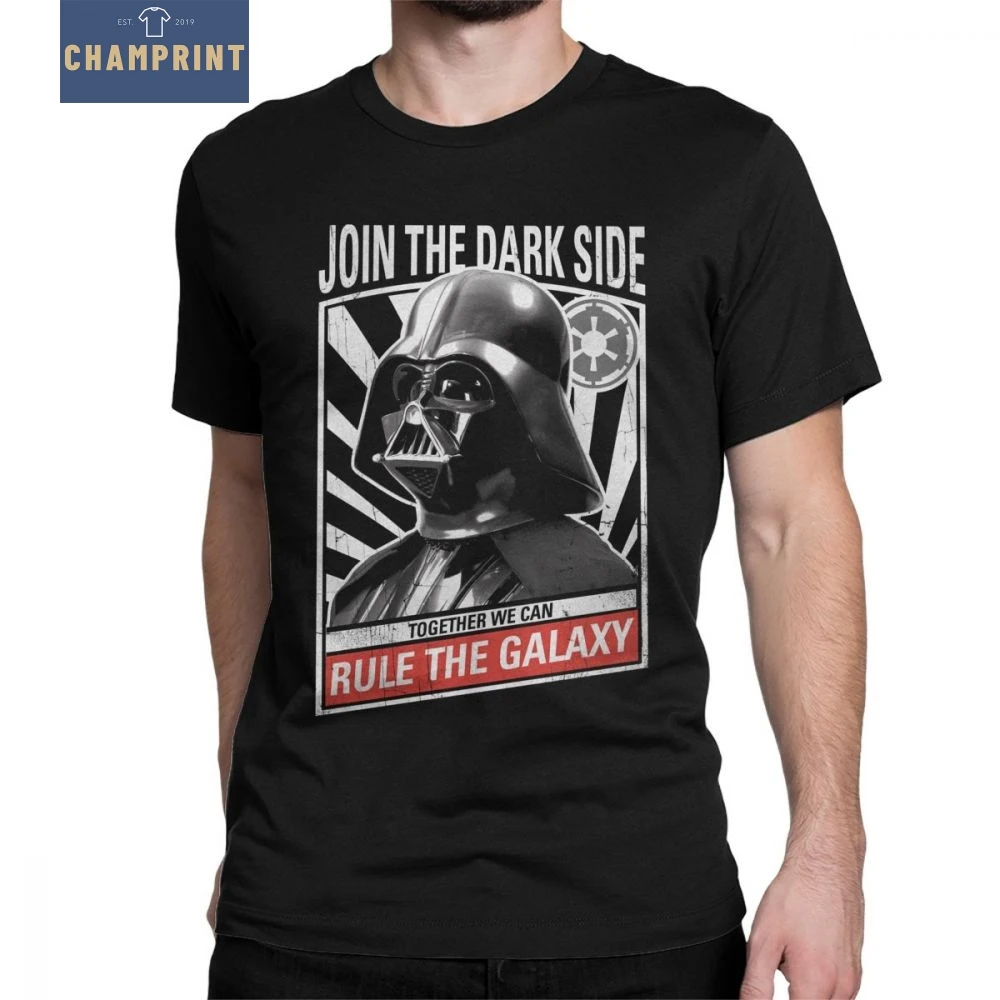 

Star Wars Vader Propaganda T Shirt Man's Unique Clothes Stylish T-Shirt O Neck Pure Cotton Tees