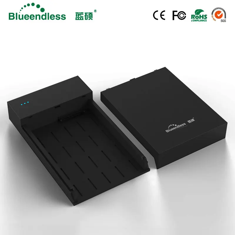 Blueendless tool free 3,5 ''sata hdd чехол жесткий диск caddy USB 3,0 5 Гбит/с hdd корпус подходит для 6 ТБ sata компьютер hdd ssd