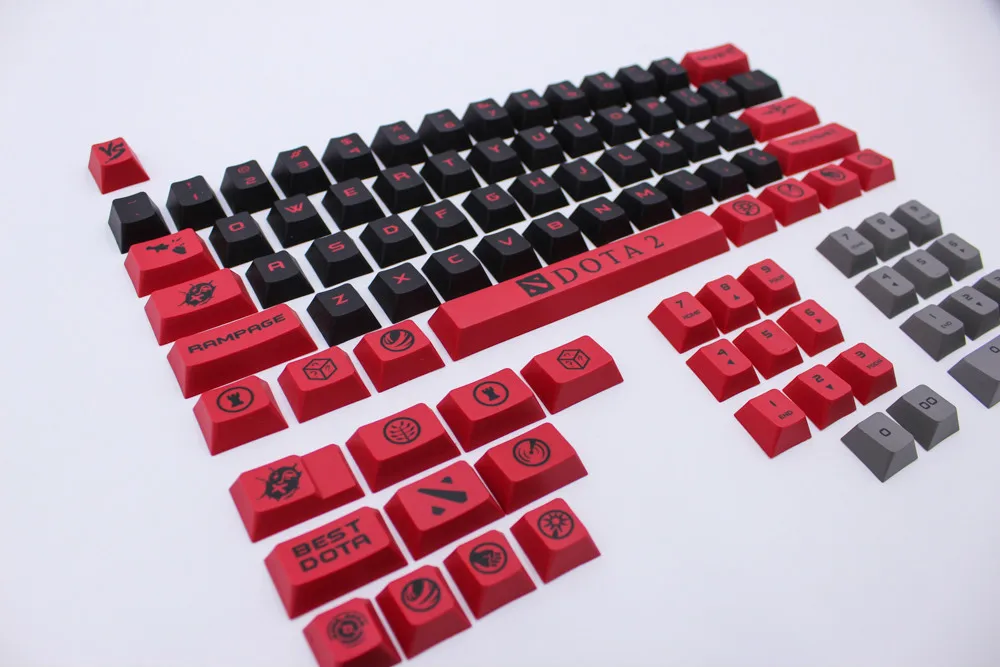 MP Dota2 DIY Keycaps PBT Сублимация Keycap вишневые профили полный набор Индивидуальные персонализированные для механической клавиатуры Keycap