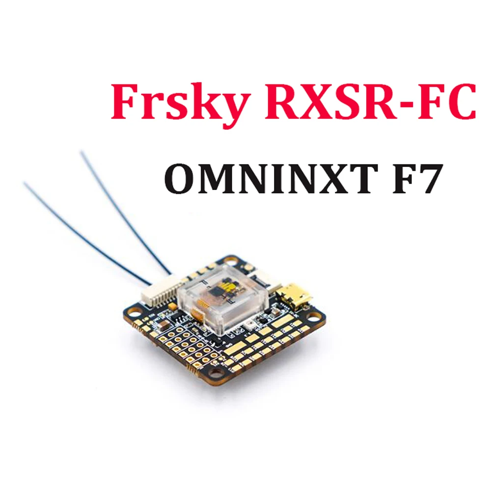 

Frsky RXSR-FC OMNINXT F7 Flight Controller with RXSR Receiver MPU6000 ICM20608 OSD Supports 3-6S for RC FPV Drone Nova 235mm