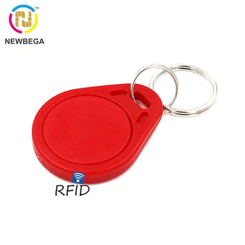 

10PCS RFID TK4100/EM4100 AK003 125KHz ID Keyfob keychain with 10-digit laser code for access control Card Tag Key free shipping