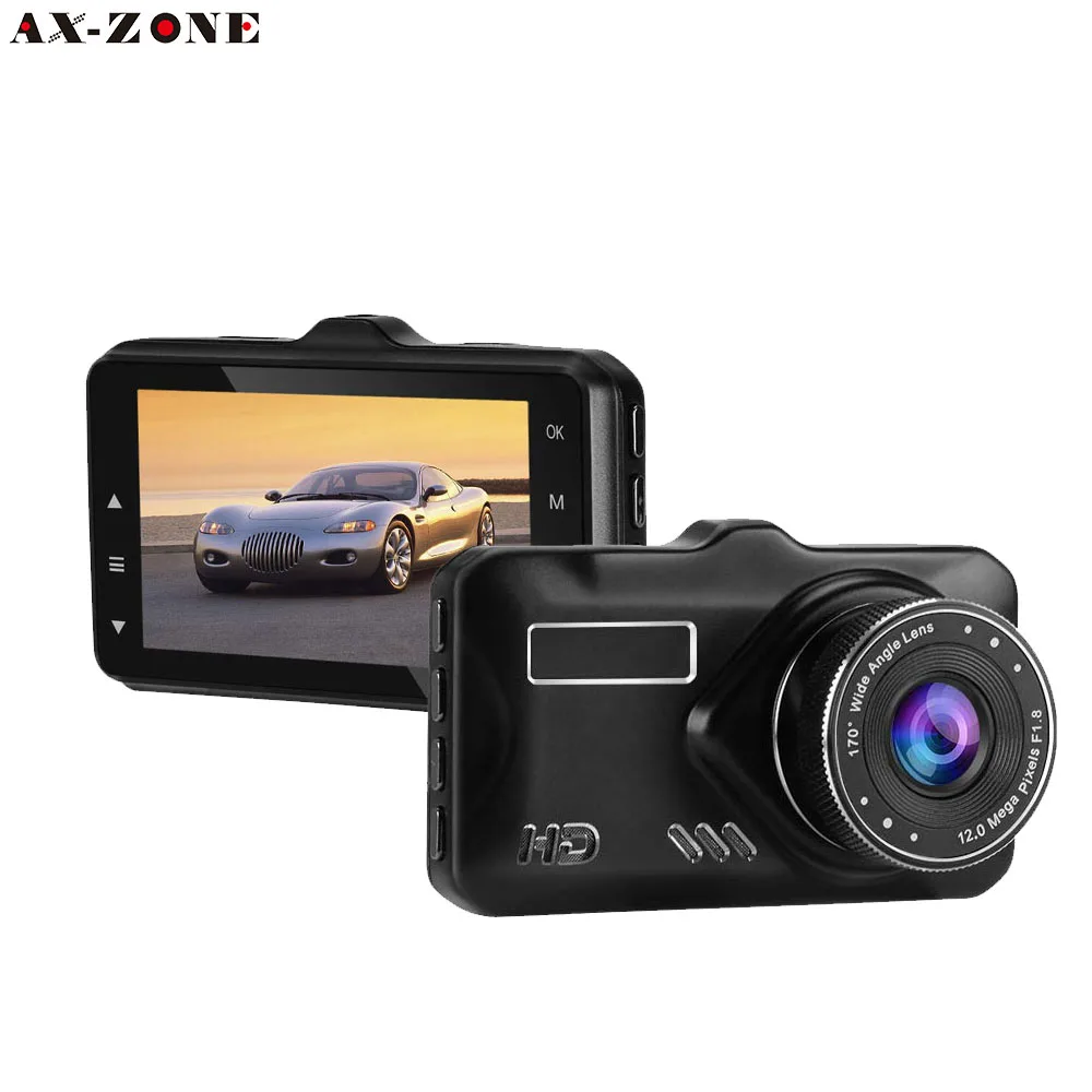 

AX-ZONE Dash cam car camera black box Full HD 1080P 3.7" LCD 170 degree viewing angel G-Sensor Super Night version Car recorder