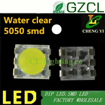

Transparent WHITE SMD LED 5050 DIODE 6000-7000K 3.0-3.5V 200PCS free shipping