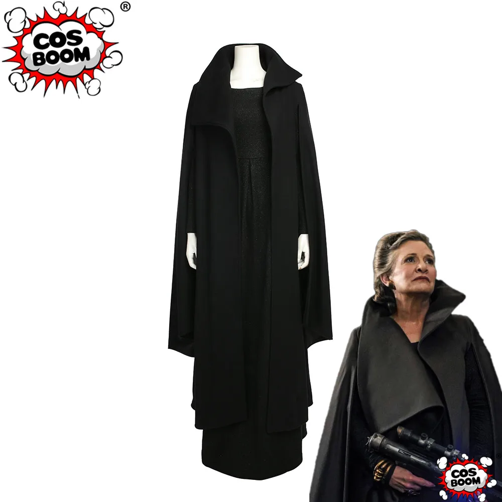 COSBOOM Звездные войны косплей последний джедай принцесса костюм принцессы Леи генерала Leia Organa Косплей Взрослый женский костюм на Хэллоуин