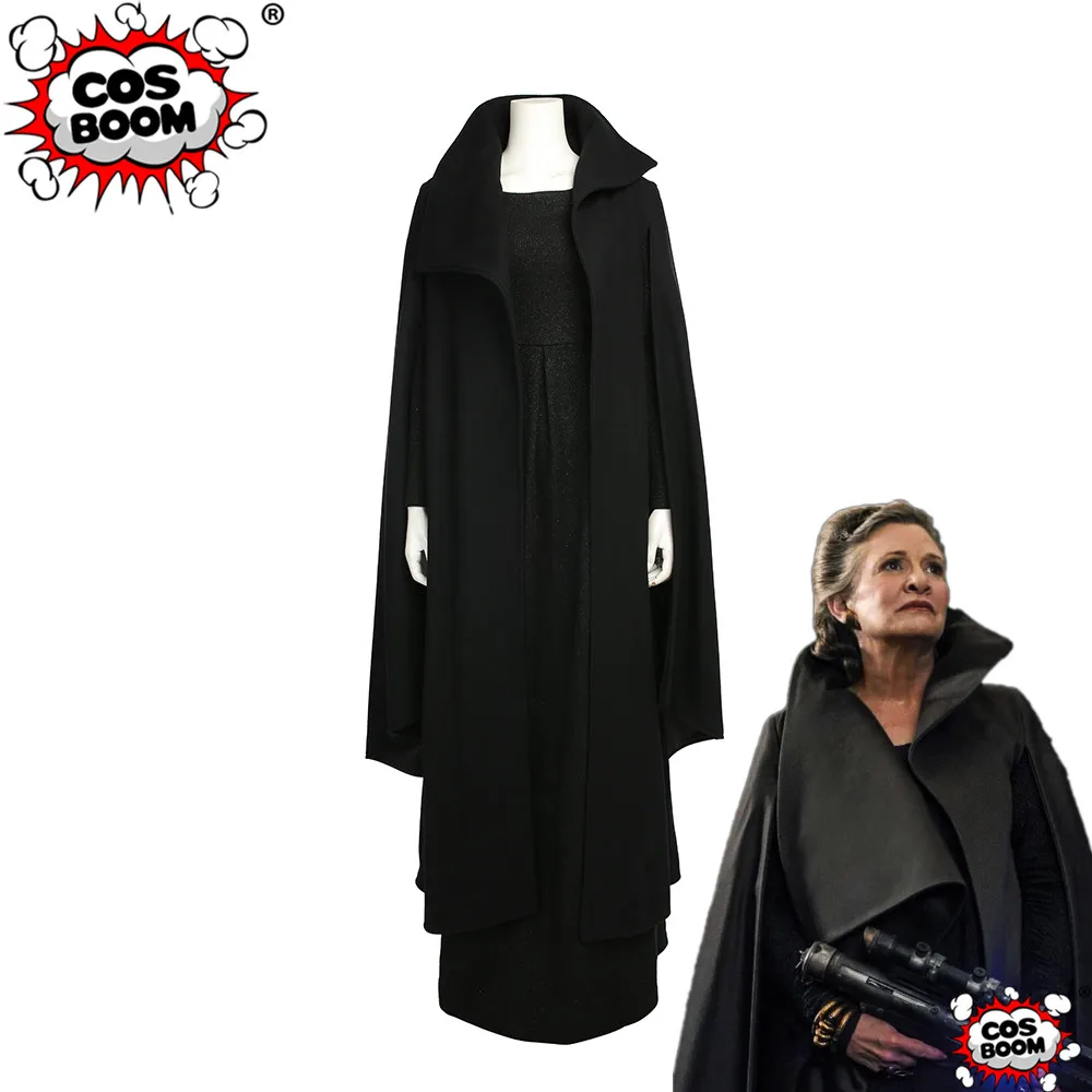 COSBOOM Звездные войны косплей последний джедай костюм принцессы Леи General Leia Organa для