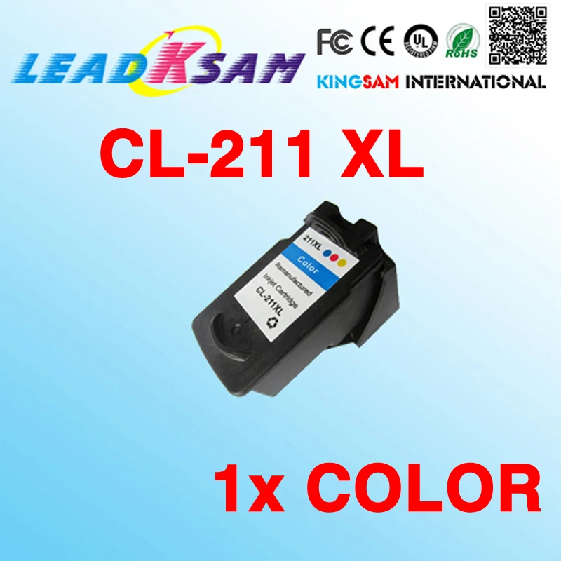 1 шт. Цвет картридж совместимый для CL-211 CL211 211 XL PIXMA MP490 MP495 MX320 MX350 MX410 MX420 MP480 MX330 MX340 |
