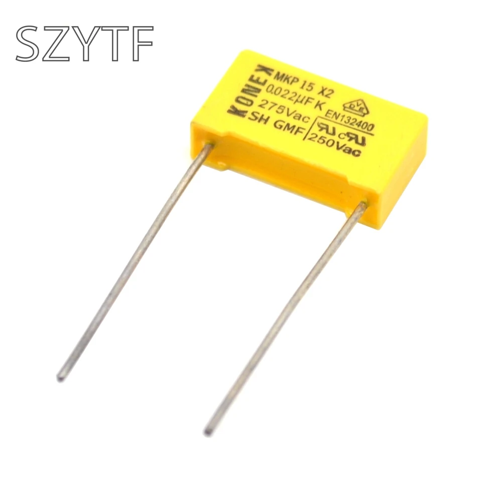 40 шт./пакет расстояние 10 мм 275V 223K 0 022 мкФ 22NF защитного конденсатора|safety capacitor|22nf