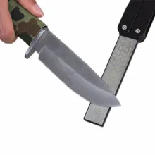 1 шт. наружная двухсторонняя Складная карманная точилка Портативный Алмазный нож топор точильный камень