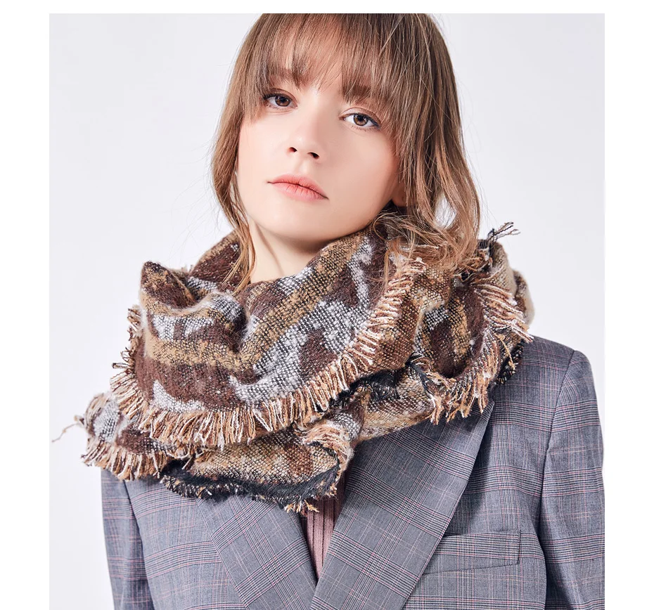VIANOSI, зимний шарф для женщин, мягкий теплый шарф, роскошный бренд, большой платок для женщин, модная упаковка, подарок