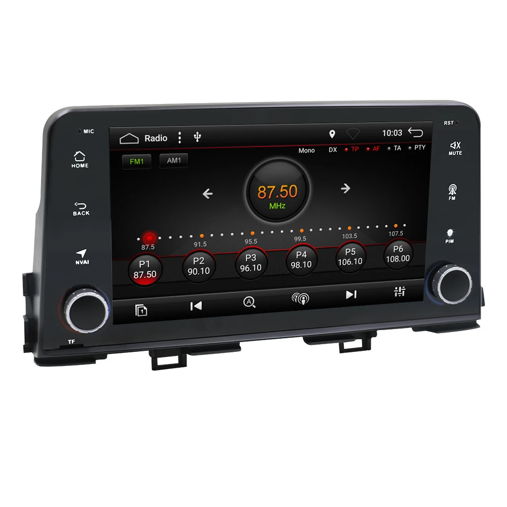 Excellent Android 9.0 Octa 8 core car dvd for Kia Picanto morning 2017 2018 GPS gps navigation car multimedia player video radio player 2