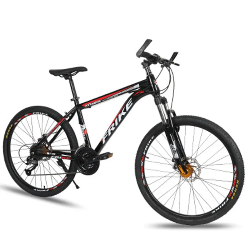 

Mountain Bike High Carbon Steel 21-Speed 26-Inch Heel Straight Handlebar Double Disc Brake Bike