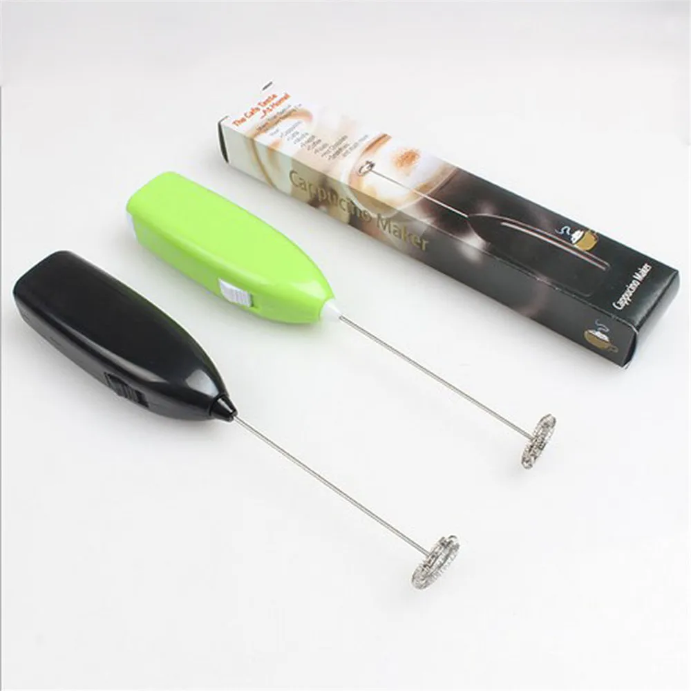 New Coffee Milk Drink Electric Whisk Mixer Frother Foamer Egg Beater
