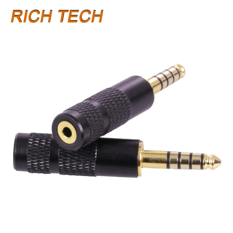 12pcs/lot 4.4mm 5 Poles Male Plug to 2.5mm 4 Female Jack Adapter for Sony NW-WM1Z NW-WM1A AMP Player 2.5 4.4 Connector | Обустройство