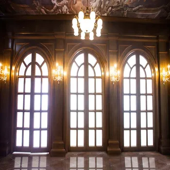 

Vinyl Photography Background Computed Printed Vintage Castle Wedding Window Backgrounds for Photo Studio CM-7177