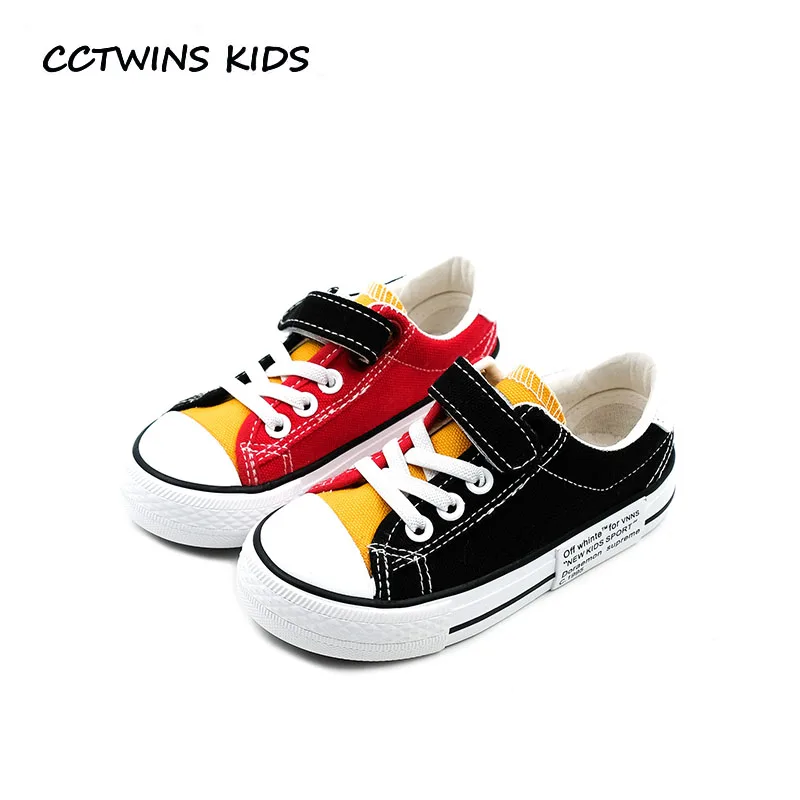 

CCTWINS KIDS 2019 Spring Girl Fashion Canvas Trainer Children Casual Sport Sneaker Baby Boy Fashion Shoe FC2442