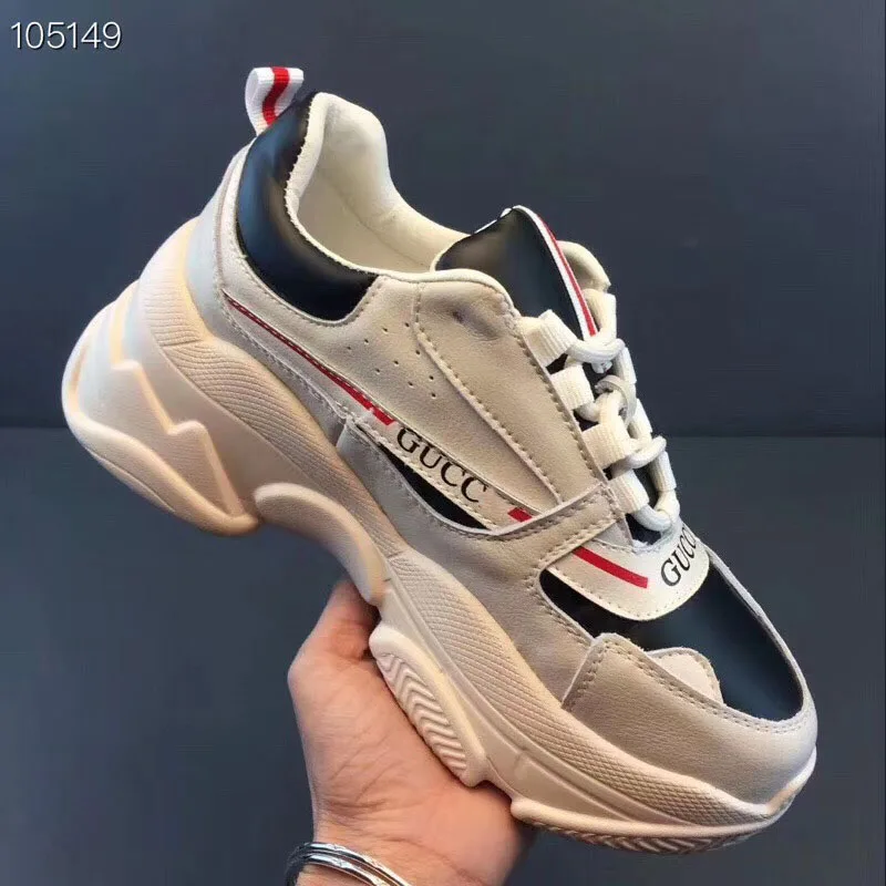 

Luxury brand women's shoes 2019 spring new flat bottom real leather non-slip thick bottom women's wild lace casual shoes running