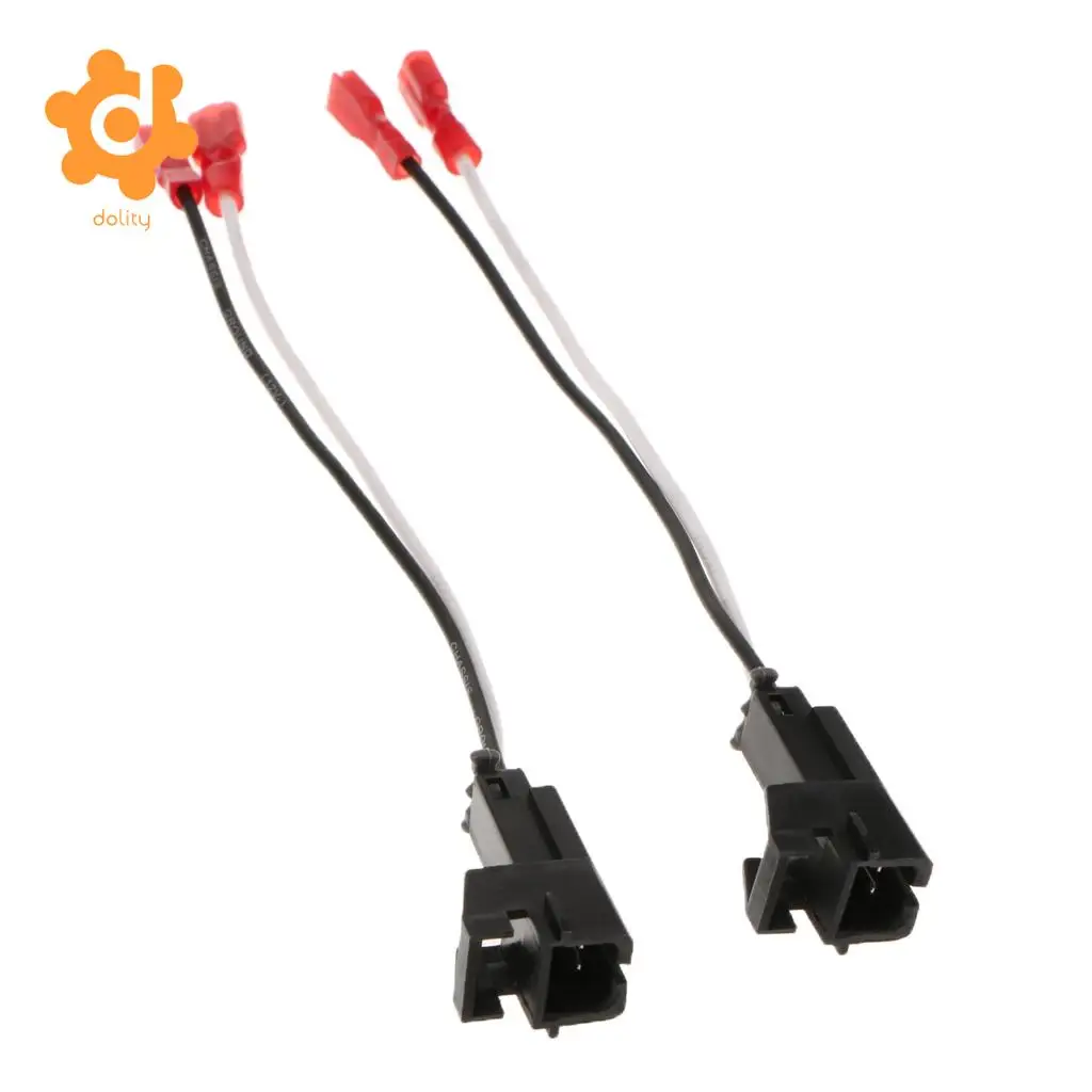 2 Pieces Car Speaker Wire Harness Adapter Plug for Chevrolet Buick Hummer
