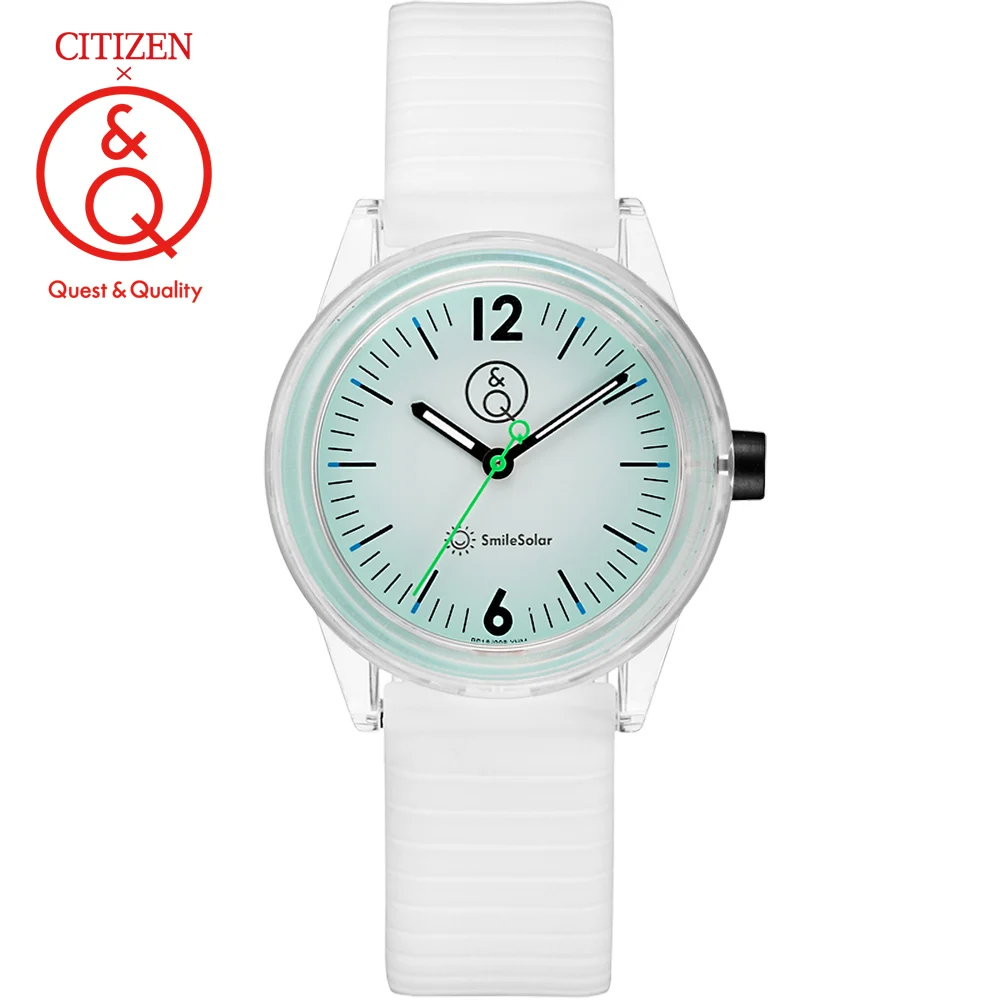 Citizen Q& Q часы для женщин, женские Подарочные часы, Топ люксовый бренд, водонепроницаемые спортивные Кварцевые солнечные женские часы, relogio feminino 8J008Y - Цвет: RP18J008Y