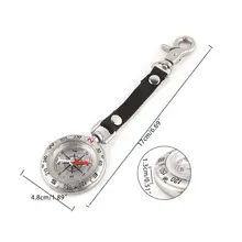 Винтажные карманные часы, цинковый сплав, компас, брелок, кемпинг, туризм, морские инструменты для выживания