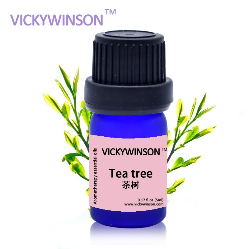 VICKYWINSON 100% чистое эфирное масло чайного дерева уход за кожей лица лечение акне