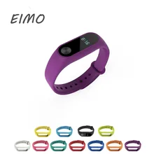EIMO силиконовый браслет на запястье для Xiaomi mi band 2 Ремешок Браслет mi band 2 спортивные наручные часы аксессуары для смарт-браслета