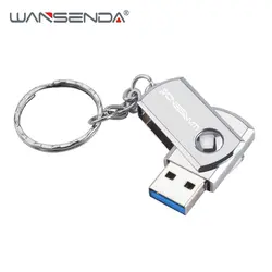 Новый WANSENDA брелок USB флешка Вращающаяся Ручка Drive 128 ГБ 64 ГБ интерфейсом USB 3,0 32 ГБ 16 ГБ 8 ГБ высокое Скорость флешки Memory Stick