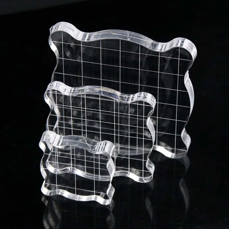 

Transparent Transparency Acrylic stamp block for DIY Scrapbooking Clear stamps DIY scrapbook photo album Decorative card making