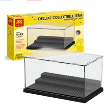 2019 Compatible Acrylic Plastic Action figures lepining Display Case Box Dustproof display box loz Building Blocks bricks Toys