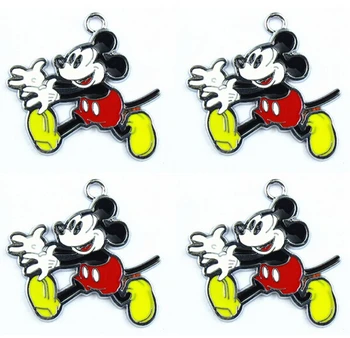 

Lot 100 Pcs Popular Mickey Metal Charms Pendants Jewelry Making Party Gifts