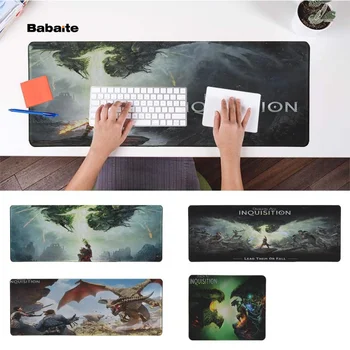 

Babaite Custom Skin Dragon Age Inquisition Durable Rubber Mouse Mat Pad Free Shipping Large Mouse Pad Keyboards Mat