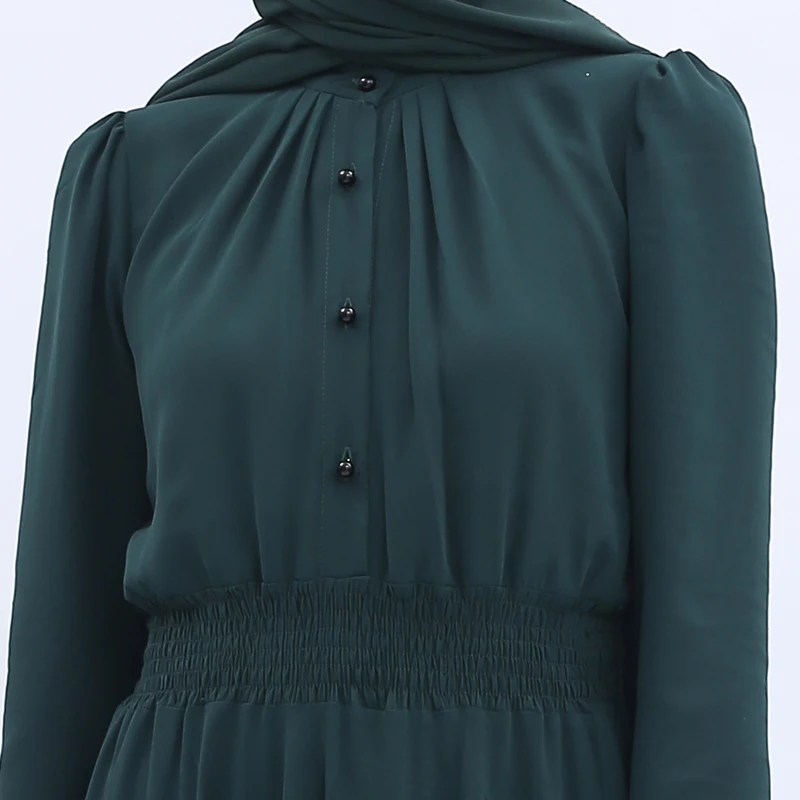 Chiffon Abaya Dubai Muslim Hijab Dress Kaftan Abayas For Women Caftan Islamic Clothing Jilbab Femme Musulman Turkish Dresses