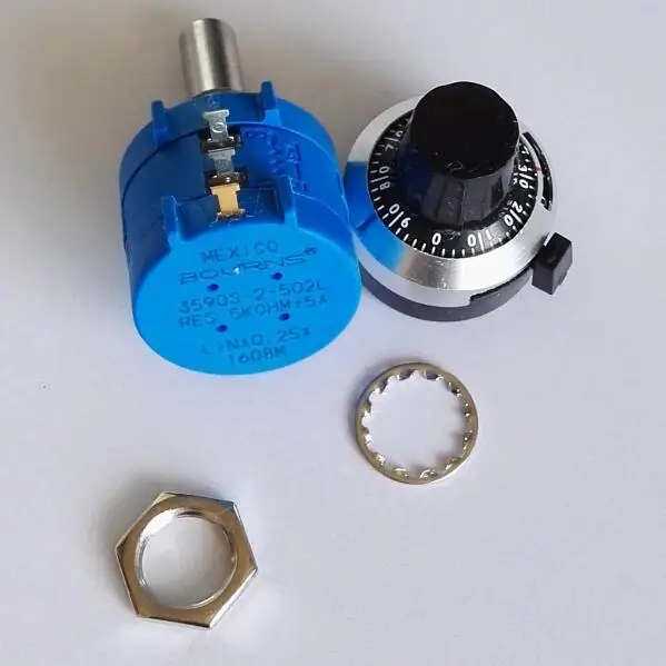 High quality 10 Turn Wirewound rotary Precision 2pcs Potentiometer 100K