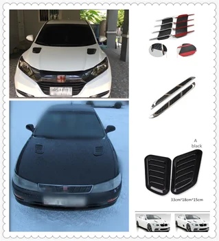 

universal 2Pcs car modification simulation hood car network sticker for Jeep Liberty Trailhawk Commander Hurricane Gladiator
