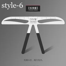 Золотой пропорциональный макияж для бровей Уход Трафарет формирователь линейка измерения