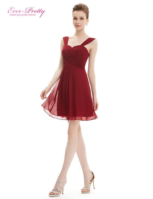 Bridesmaid Dress Ever Pretty HE03539 Elegant Ruffles Padded Chiffon Wedding Events Bridesmaid Dresses 2018 1