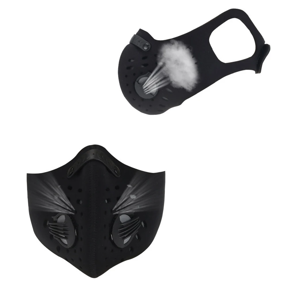 1 шт., углеродная Спортивная маска, Пылезащитная, ветрозащитная, противотуманная маска для велоспорта, тренировок, бега, резьбы по дереву, для уборки дома